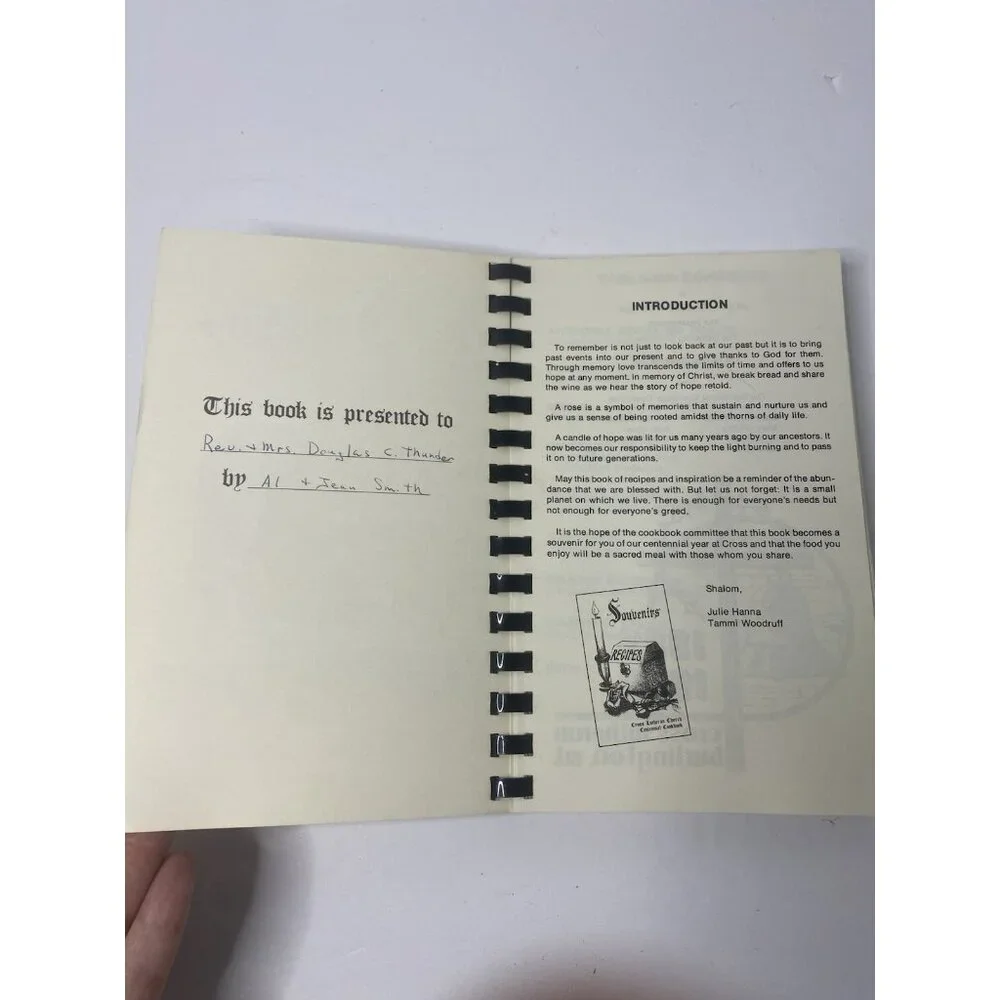 Cross Lutheran Church Centennial Cookbook 1983‎ Burlington WI Wisconsin Vintage